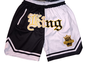 Open image in slideshow, KING of the Court Two Tone Shorts
