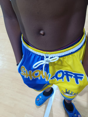GS Steph Curry SHOWOFF Two Tone Shorts