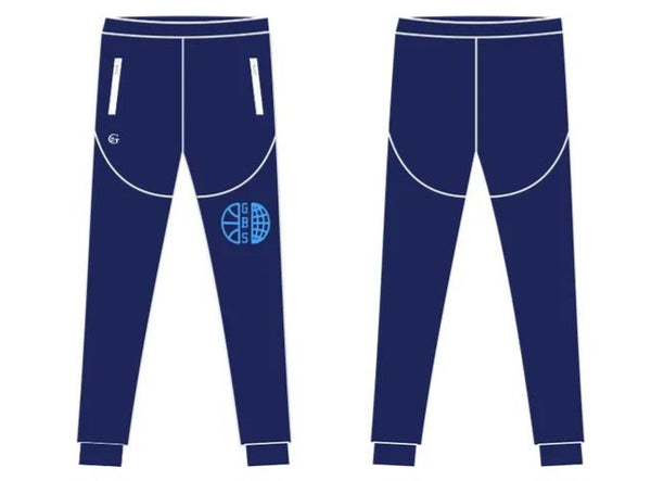 814　GOLDGYM30周年blueeq ATHLETE GBS Olympic Rank Up Joggers Blue – Get Buckets Showcase