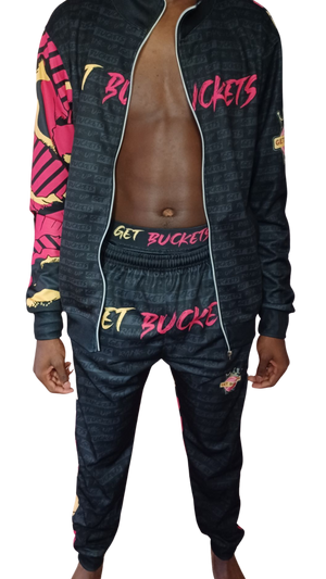 Get Buckets Rank Up Gold Track Jackets & Joggers