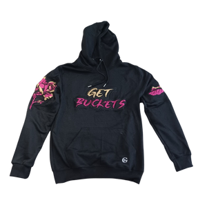 Open image in slideshow, Get Buckets Rank Up Gold Hoodie
